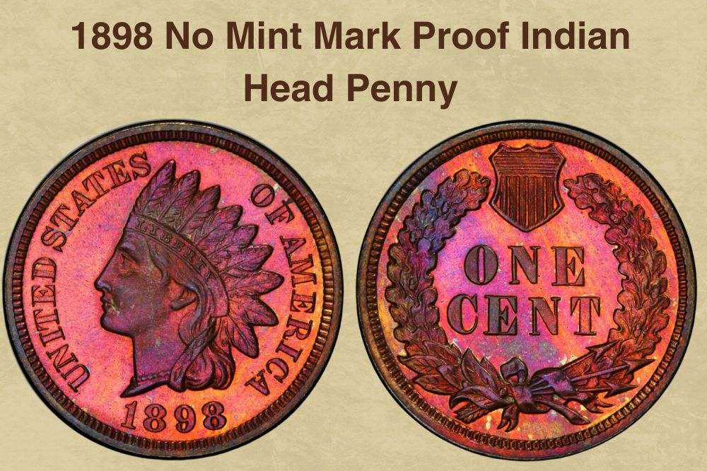 1898 No Mint Mark Proof Indian Head Penny