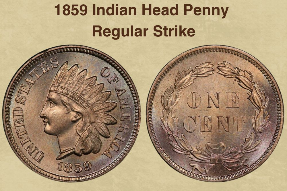 1859 Indian Head Penny Regular Strike
