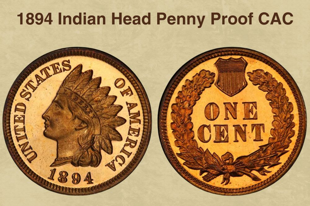 1894 Indian Head Penny Proof CAC