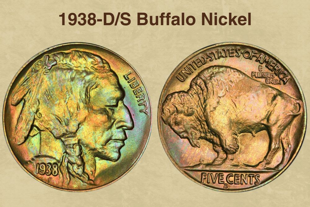 1938-D/S Buffalo Nickel