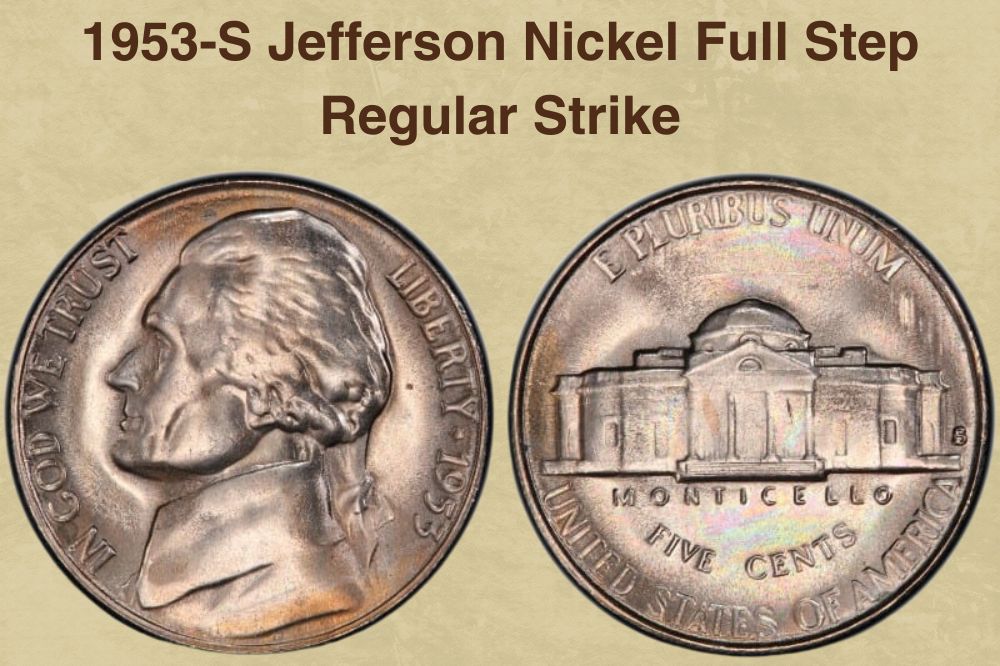 1953-S Jefferson Nickel Full Step Regular Strike