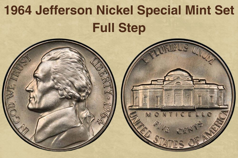 1964 Jefferson Nickel Special Mint Set Full Step
