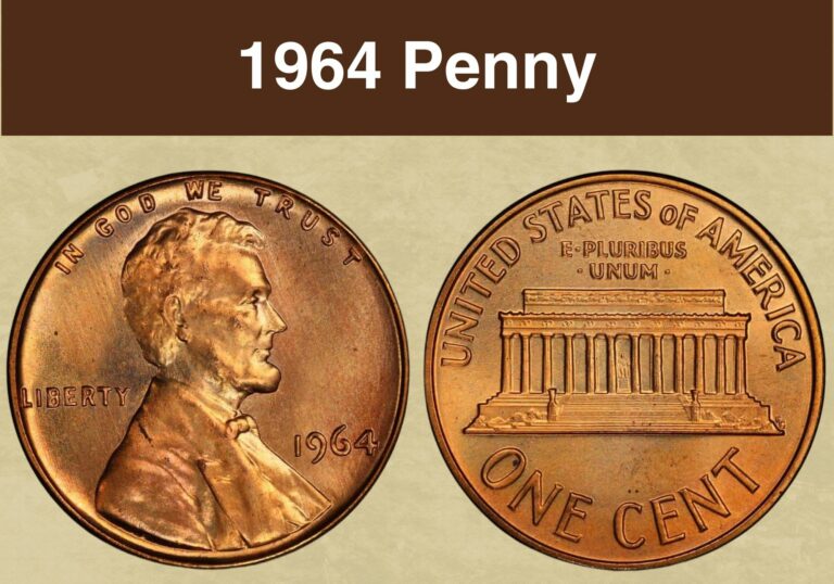 1964 Penny Value (Price Chart, Error List, History & Varieties)