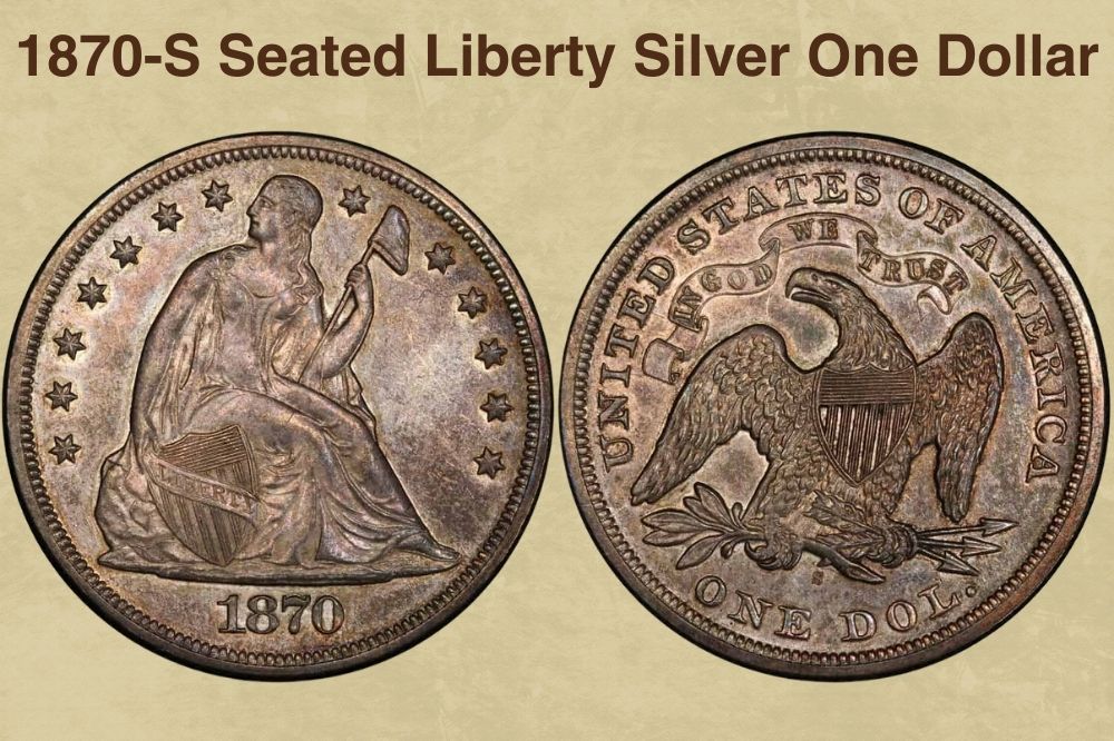 1870-S Seated Liberty Silver One Dollar