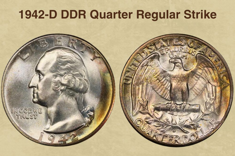 1942-D DDR Quarter Regular Strike