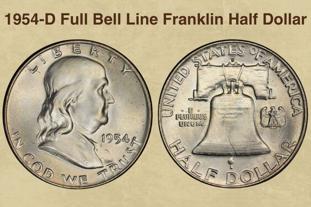 1954-D Full Bell Line Franklin Half Dollar