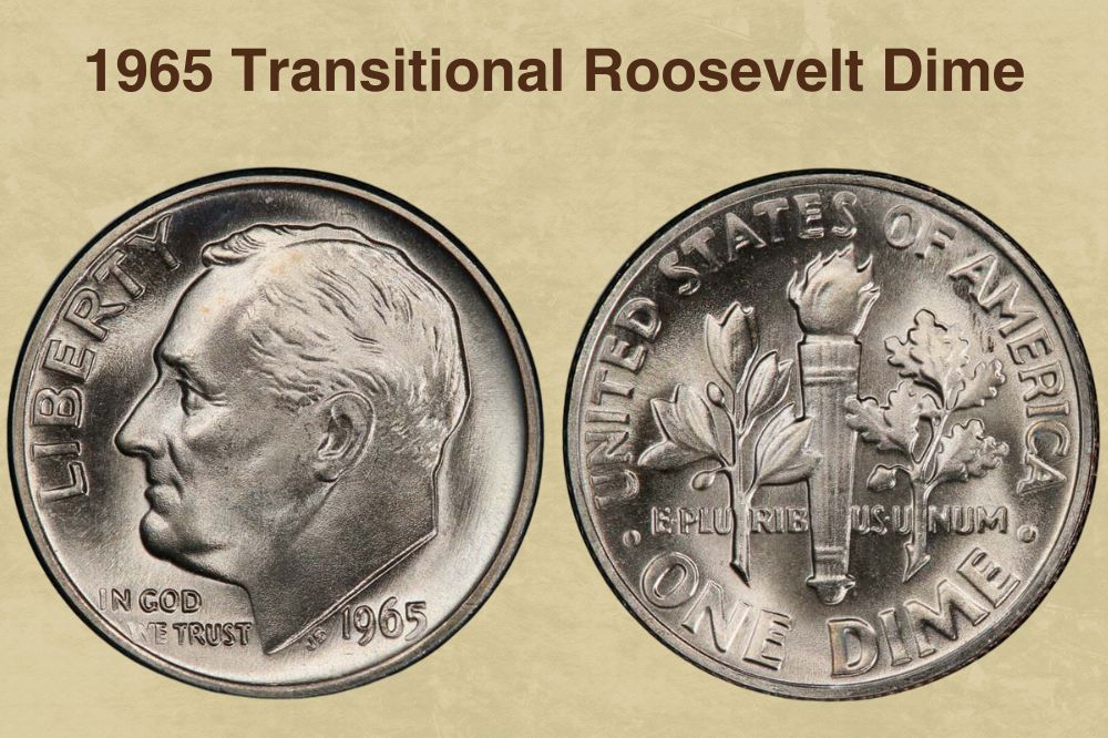 1965 Transitional Roosevelt Dime