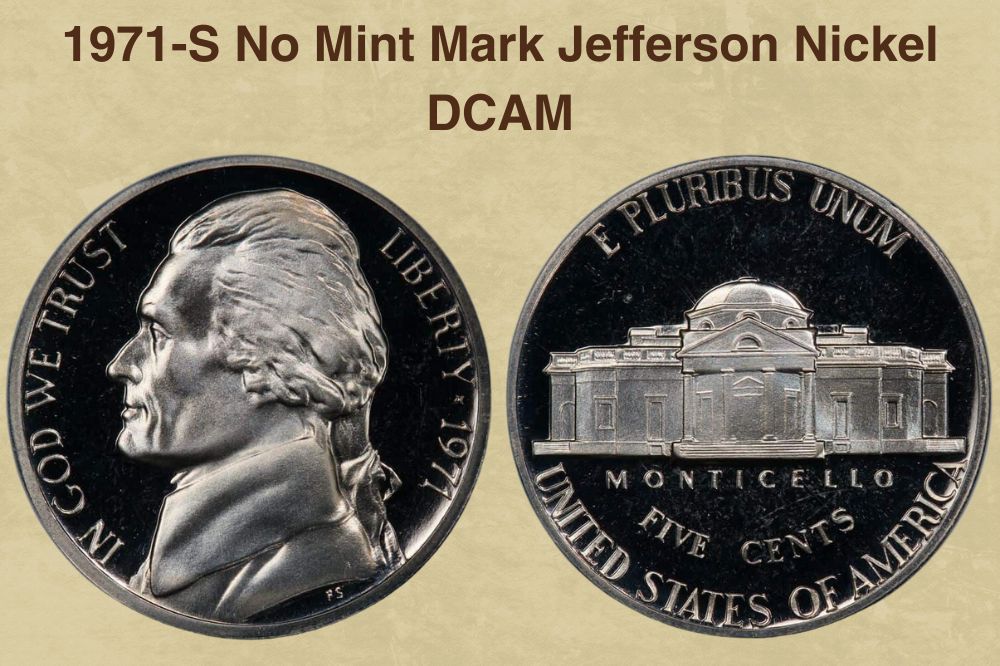 1971-S No Mint Mark Jefferson Nickel DCAM