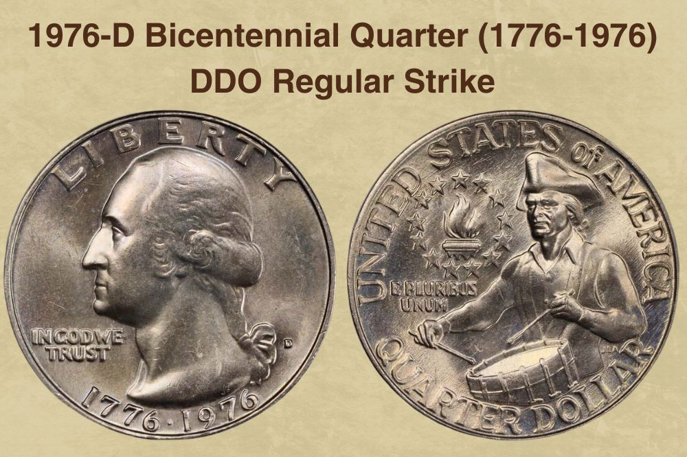 1976-D Bicentennial Quarter (1776-1976) DDO Regular Strike