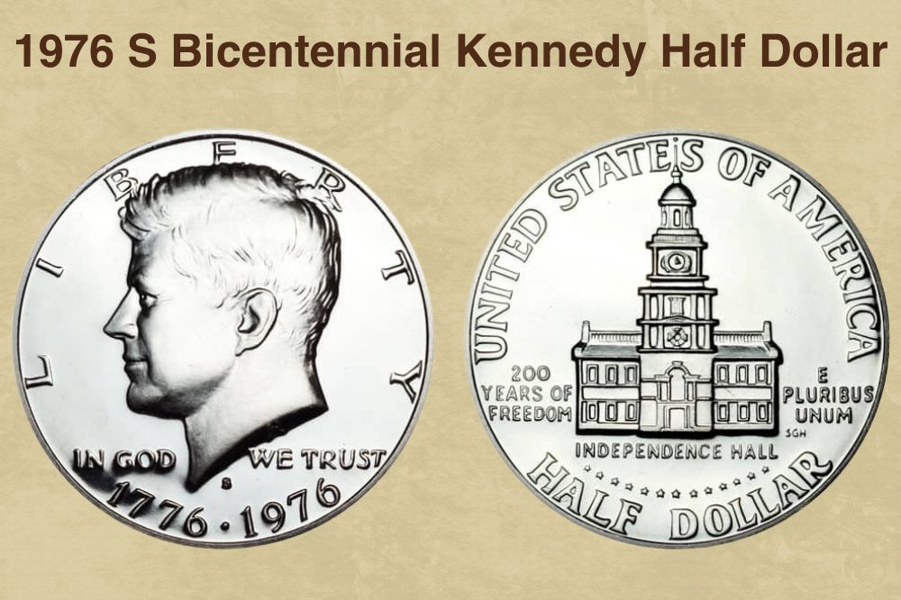 1976 S Bicentennial Kennedy Half Dollar