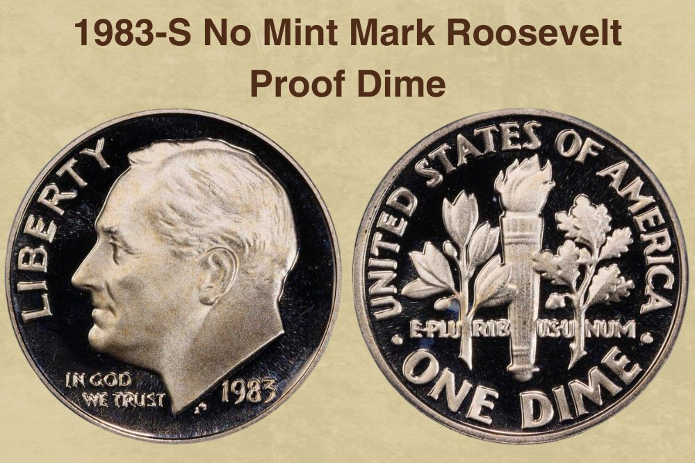 1983-S No Mint Mark Roosevelt Proof Dime