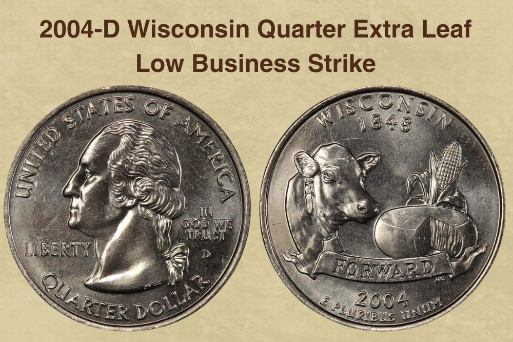 2004-D Wisconsin Quarter Extra Leaf Low Business Strike