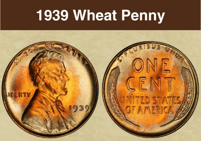 1939 Wheat Penny Value (Price Chart, Error List, History & Varieties)