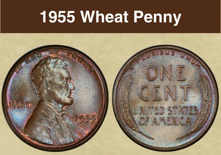 1955 Wheat Penny Value (Price Chart, Error List, History & Varieties)