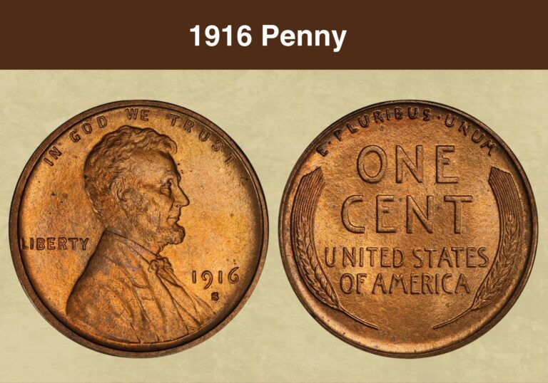 1916 Penny Value (Price Chart, Error List, History & Varieties)
