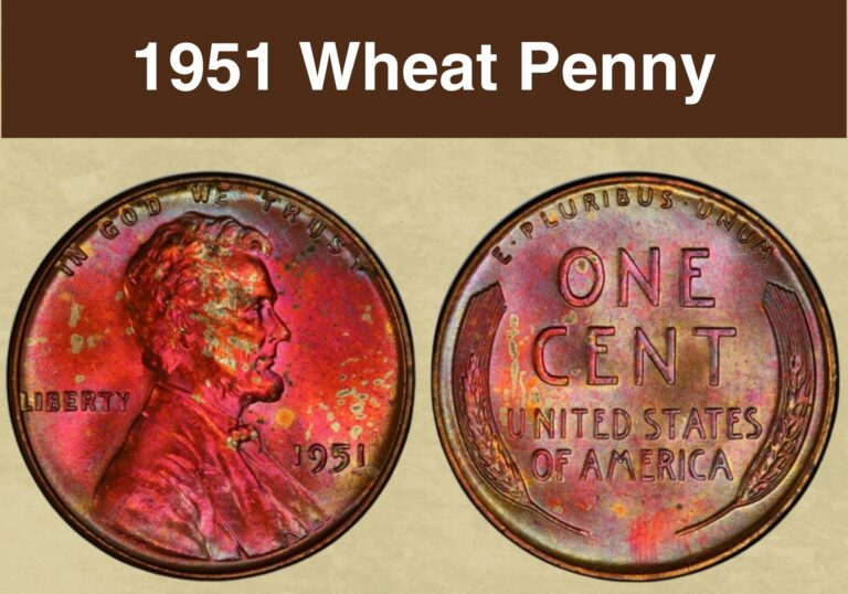 1951 Wheat Penny Value (Price Chart, Error List, History & Varieties)