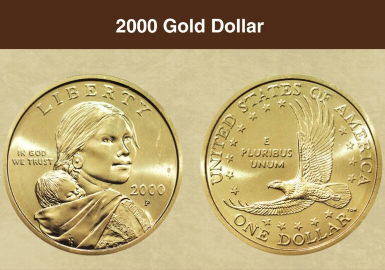 2000 Gold Dollar Value (Price Chart, Error List, History & Varieties)