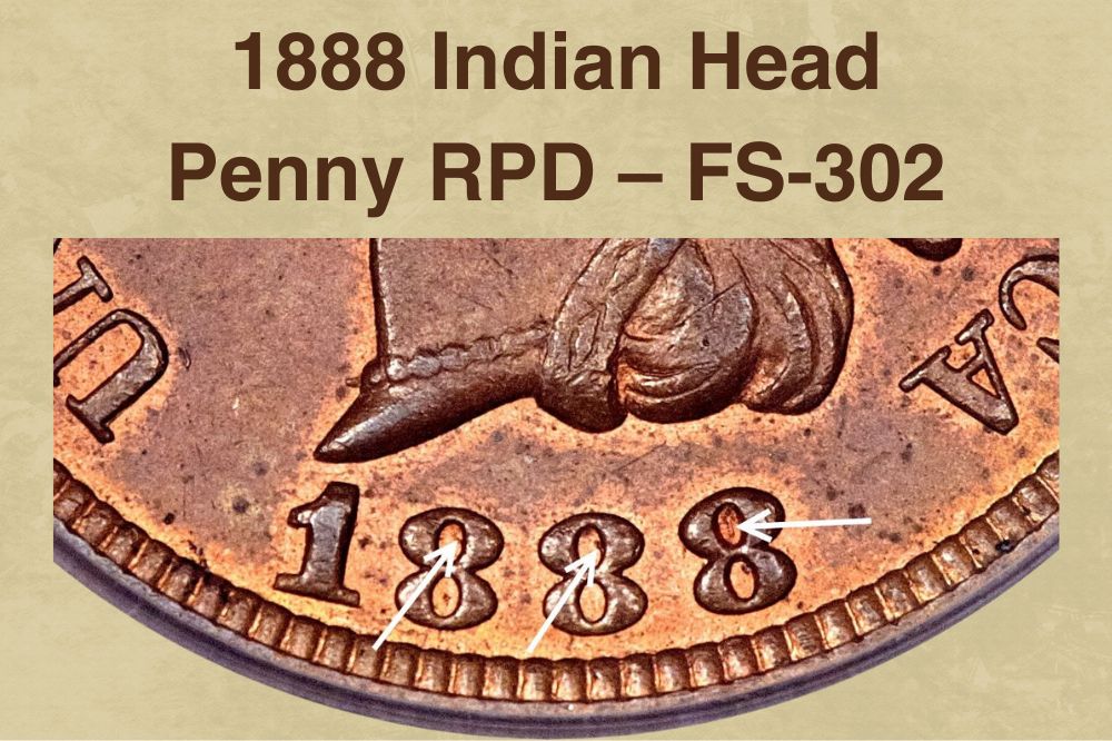 1888 Indian Head Penny RPD – FS-302