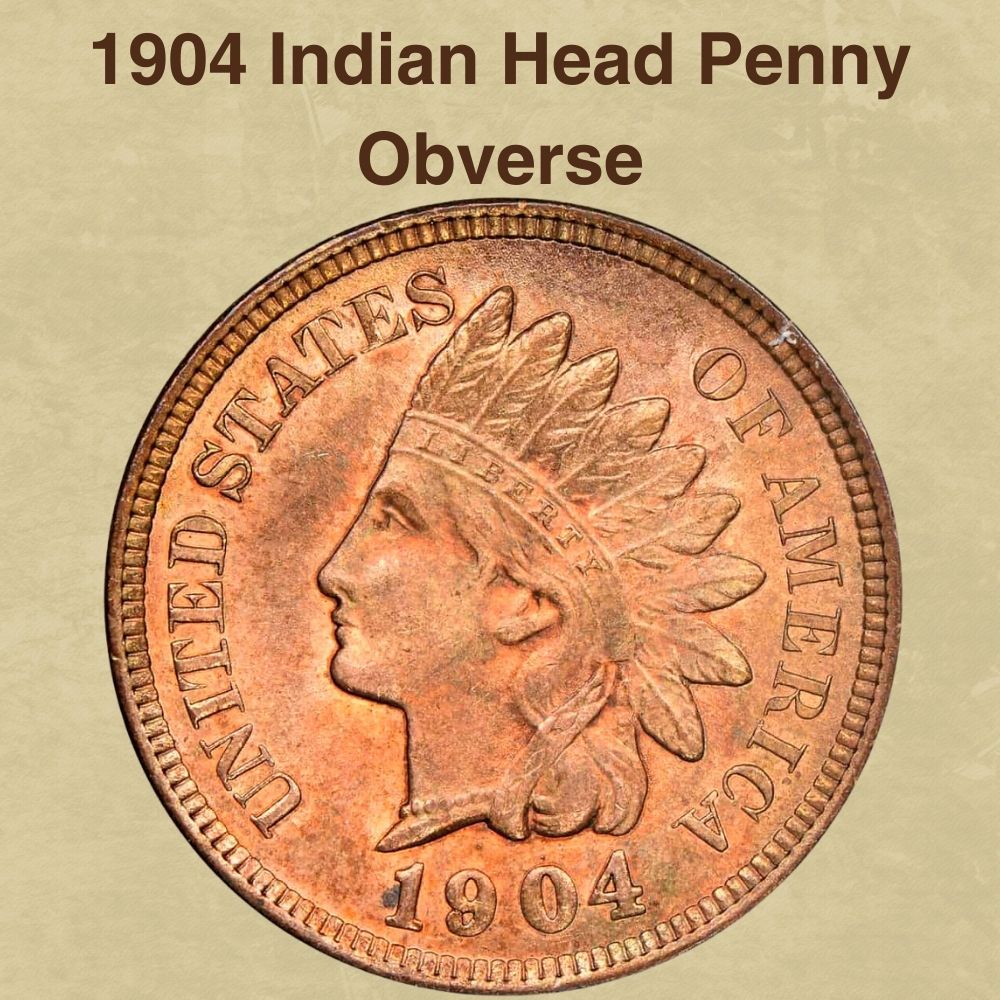 1904 Indian Head Penny Obverse