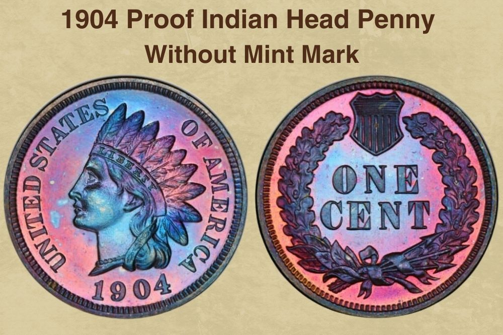 1904 Proof Indian Head Penny Without Mint Mark