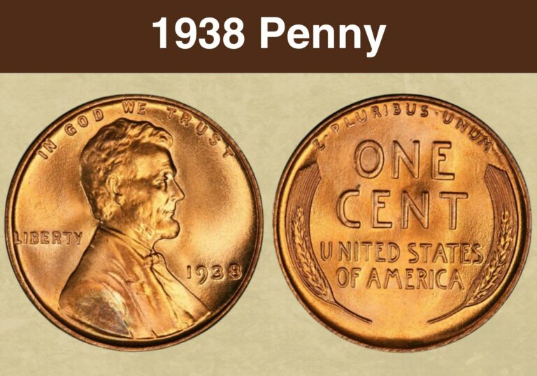 1938 Penny Value (Price Chart, Error List, History & Varieties)
