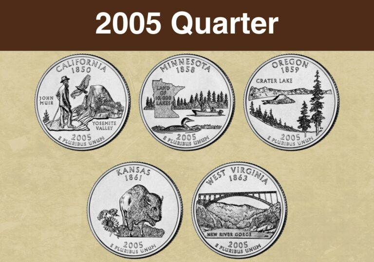 2005 Quarter Value (Price Chart, Error List, History & Varieties)