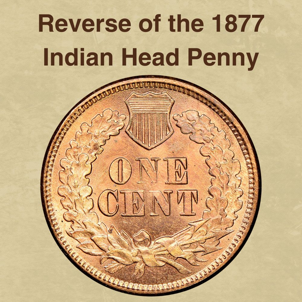 The Reverse of the 1877 Indian Head Penny