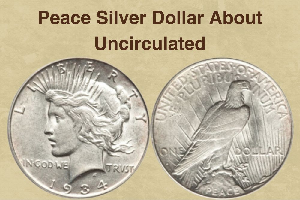 Peace Silver Dollar About Uncirculated